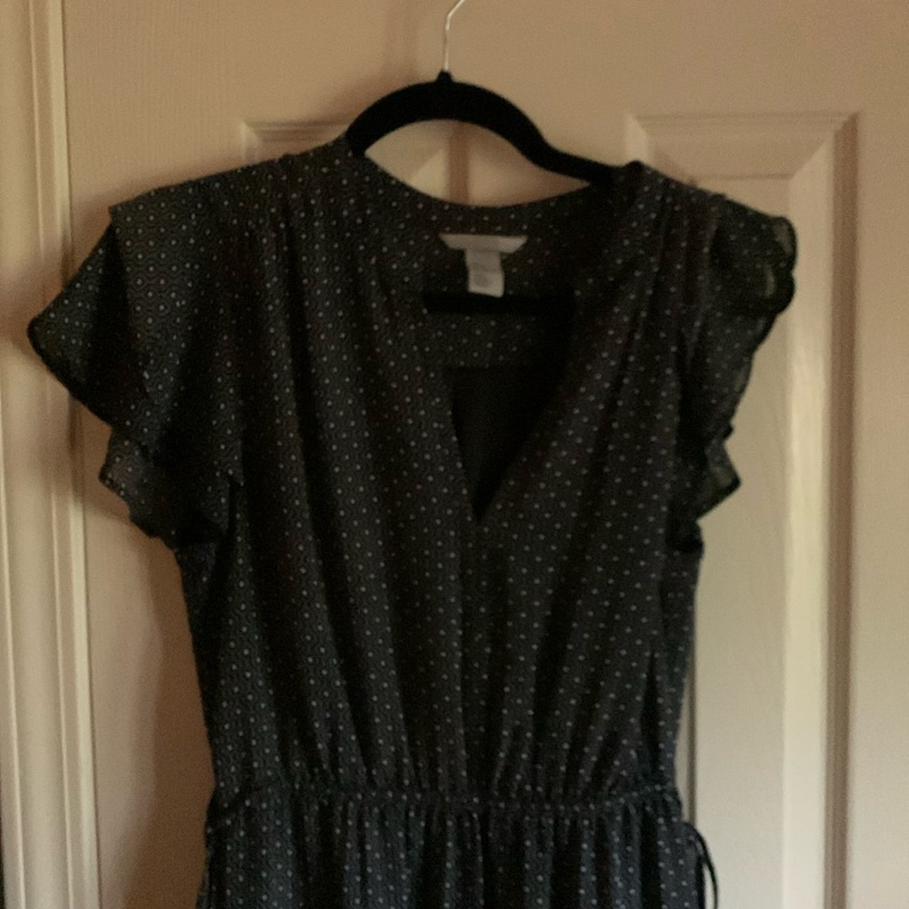 H&M Black Polka Dot Dress
